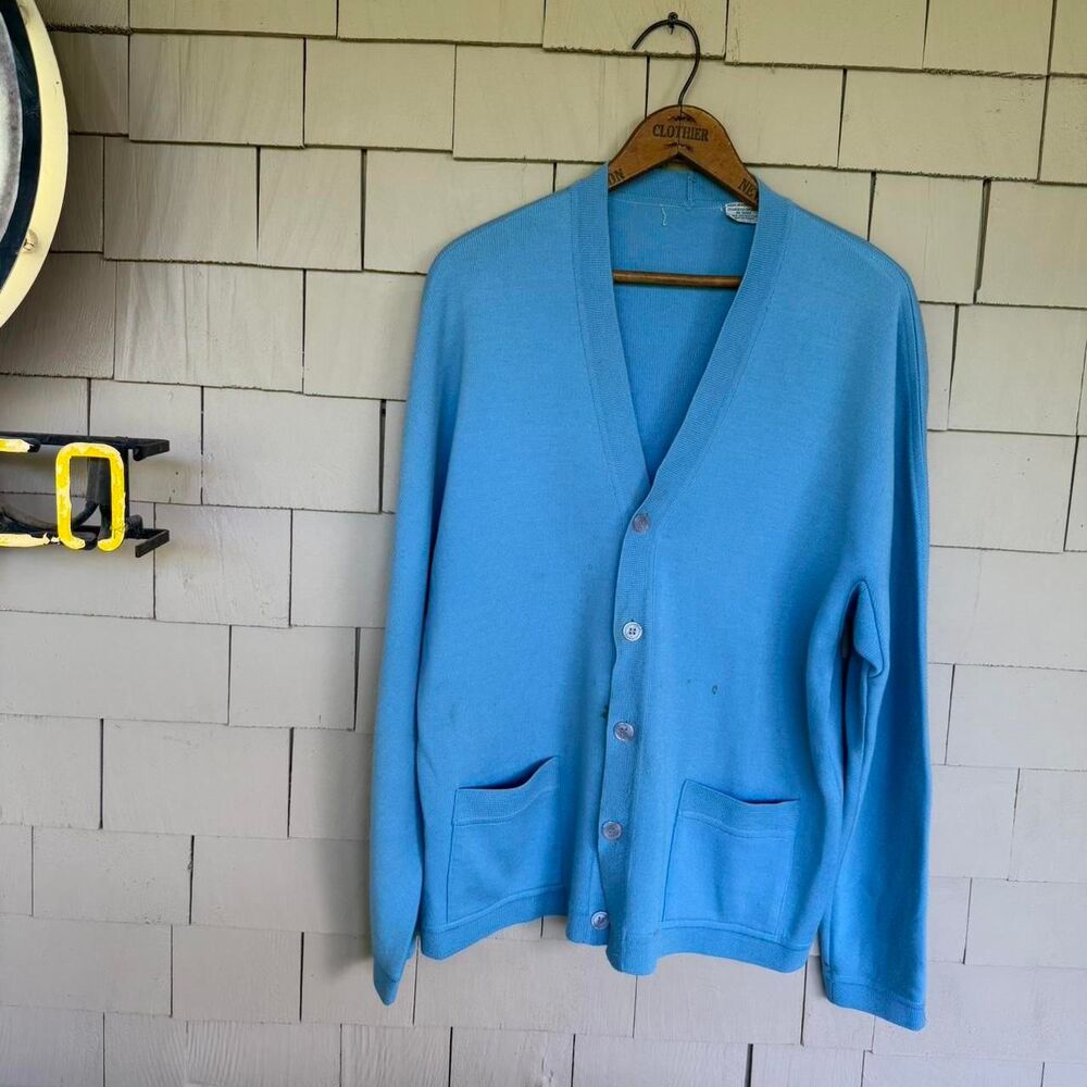 Unbranded Men's Blue Cardigan